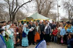 Зрители могли увидеть отрывок традиционного татарского обряда